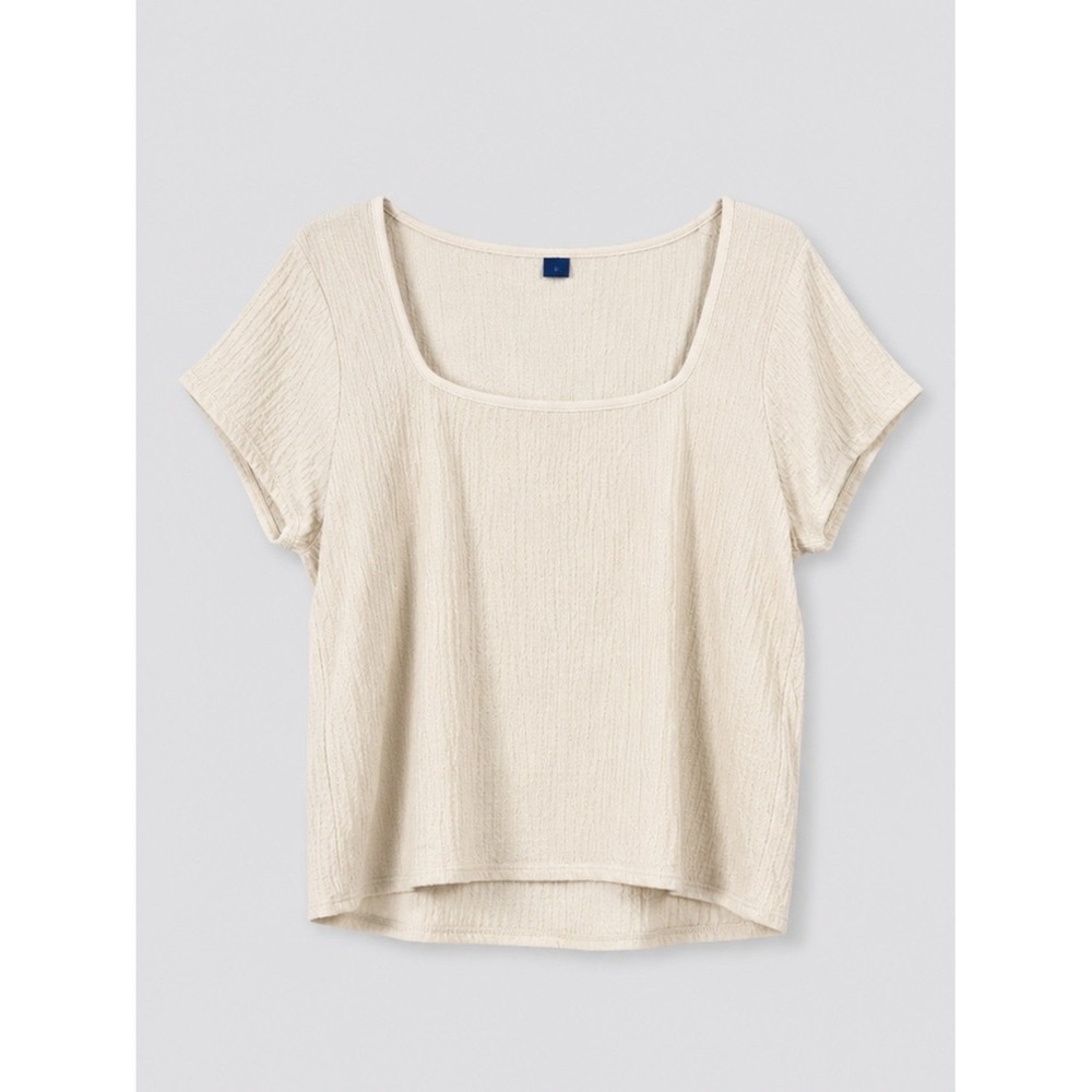 Old Navy Womens Cream Top XXL Coquette Coastal Beachy Fairy Euro Summer Resort